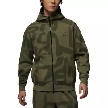 Куртка Jordan Sport Hoop Dri-FIT с капюшоном, быстросохнущая, модная, мужская, оливково-зеленая FV8621-222 M