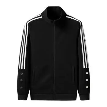 Куртка-кардиган, толстовка на молнии, мужская и женская, воротник-стойка, трехбортная, свободная спортивная и досуговая куртка 8XL