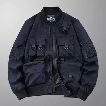 Куртка Куртка Мужская Весна и Осень Пилот Бейсбольная Форма Плюс Размер Pie Overcome Локомотив Костюм Мужской M
