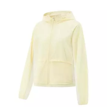 Куртка Li Ning Fitness Series с длинным рукавом Ice Feel Comfortable UV Protective Jacket Женская куртка Light-Goose-Yellow AFDV156-6 XS