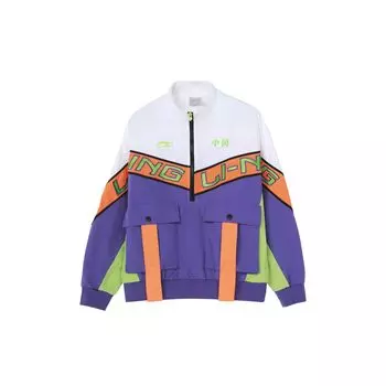 Куртка Li Ning Paris Fashion Week Runway, многоцветная мужская куртка в стиле пэчворк AJDN193-1 S