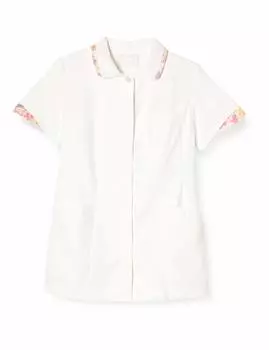 Куртка медсестры розовая Япония на японский размер [Laura Ashley] LW803-12 женская Off-White/Amelie L- (эквивалент L)