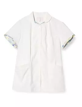 Куртка медсестры синяя Япония на японский размер [Laura Ashley] LW801-13 женская Off-White/Amelie S- (эквивалент S)