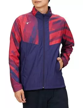 Куртка Mizuno Breath Thermo Warmer Training Ski Patrol Размер L, Влагоотводящая, Теплогенерирующая, Водоотталкивающая, 32MEA541, Мужская, Красная,