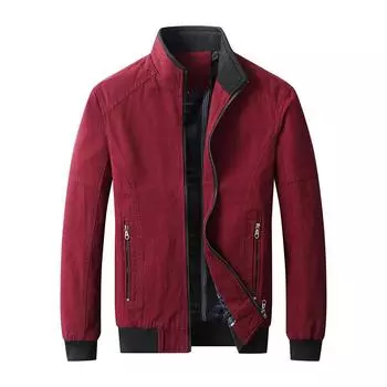 Куртка Модная мужская куртка Весна и осень Новая куртка Мужская повседневная мужская куртка в корейском стиле с воротником-стойкой M