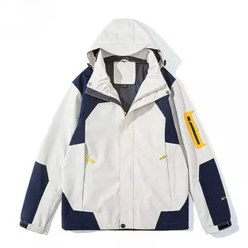 Куртка мужская хардшелл от Spring Lovers, водонепроницаемая ветрозащитная женская куртка, куртка, хардшелл куртка M белый