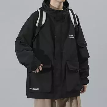 Куртка мужская куртка для активного отдыха мужская куртка Ruffian Handsome Tooling куртка мужская куртка мужская куртка мужская M чёрный