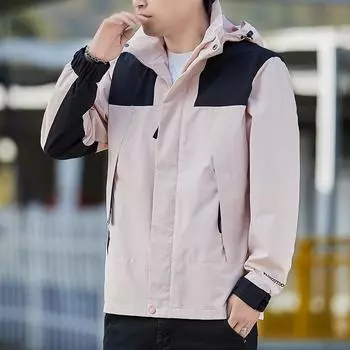 Куртка мужская модная брендовая куртка мужская и женская весна и осень новый спортивный тренчкот пара альпинистский костюм для активного отдыха S