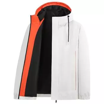 Куртка Мужская молодежная куртка с квадратным вырезом, облегающая спортивная рубашка на молнии, простая повседневная куртка, куртка M