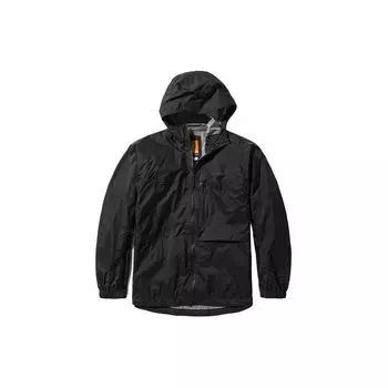 Куртка мужская однотонная с капюшоном Timberland, повседневная, водонепроницаемая, складная, черная A41TF-001 S