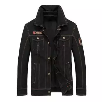 Куртка мужская пальто весна и осень новый корейский стиль тонкий внешний короткий повседневный мужской осенний ветровка M