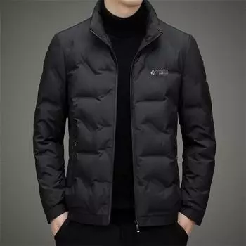 Куртка мужская повседневная короткая зимняя новая мужская с воротником-стойкой M