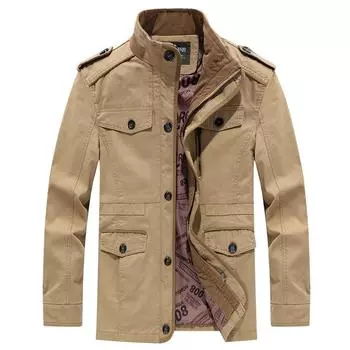 Куртка мужская повседневная ветровка большой хлопковый топ M