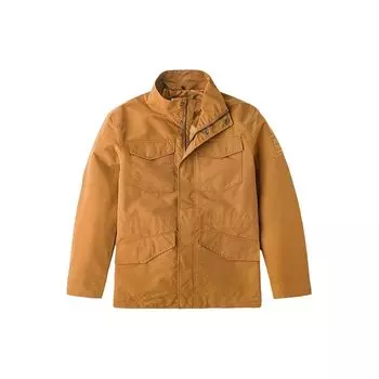 Куртка мужская повседневная водонепроницаемая с логотипом Timberland Solid, темно-пшеничная A2P6B-EH2 S