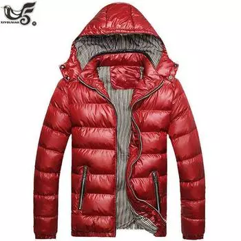 Куртка мужская с капюшоном теплая ветровая одежда мужская куртка 6xl 7xl куртка мужская Asian size M чёрный