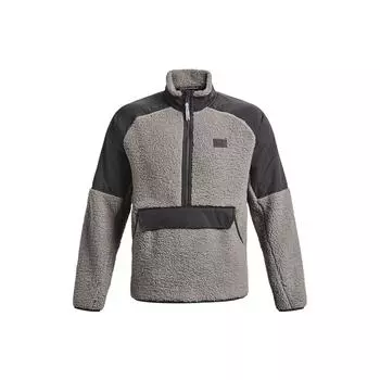 Куртка мужская с нашивкой-логотипом Under Armour Color Block, на молнии, в стиле ретро, со стоячим воротником, серая 1373656-294 M