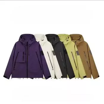 Куртка мужская с тремя защитными свойствами, новая осенняя мужская функциональная ветрозащитная куртка для отдыха на открытом воздухе, водонепроницаемая мужская и женская куртка S чёрный
