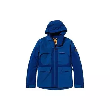 Куртка мужская Timberland Solid Color Water Resistant Fleece Hooded Jacket Lead-Blue A69HS-CY5 L
