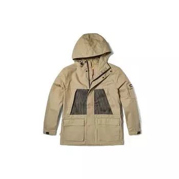 Куртка мужская Timberland Solid Color Waterproof с капюшоном и длинным рукавом, цвет карри-желтый A6PZH-DH4 L