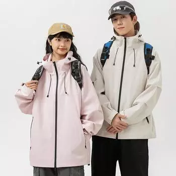 Куртка мужская тонкая куртка весенняя модная новая куртка универсальная повседневная пара трендовая куртка с капюшоном S