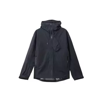 Куртка мужская Under Armour с капюшоном и заниженными плечами, водонепроницаемая, отводящая пот, черная 1387991-001 XL