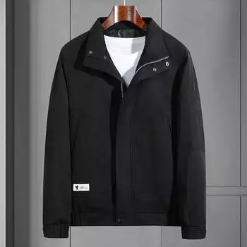 Куртка мужская весенняя уличная новая модная молодежная куртка с воротником-стойкой M