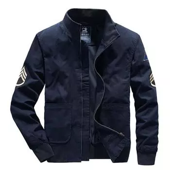 Куртка мужская весна и осень новая повседневная универсальная свободная мужская молодежная куртка большого размера M