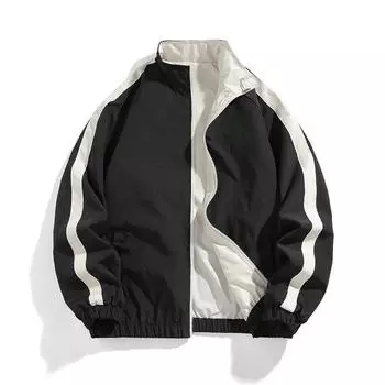 Куртка мужская весна и осень осенняя одежда двухсторонняя спортивная повседневная водонепроницаемая куртка мужская S красный