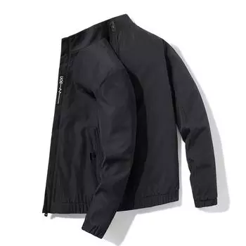 Куртка мужская весна и осень повседневная тонкая хардшелл куртка для активного отдыха M хаки