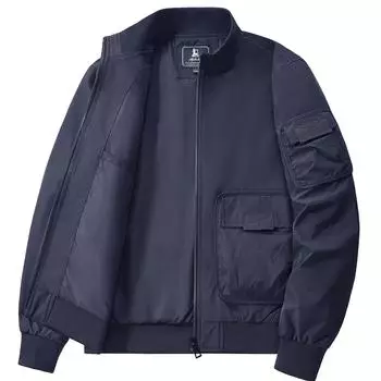 Куртка мужская весна и осень свободная мода повседневная уличная одежда летный костюм куртка мужская M хаки