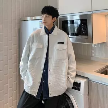 Куртка мужская весна и осень свободная трендовая уличная универсальная повседневная бейсбольная куртка National Tide M