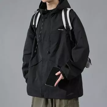 Куртка мужская весна-осень Куртка Tide Куртка мужская Tooling Loose Top Куртка M серый