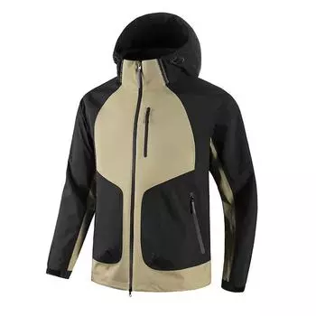Куртка мужская ветрозащитная и грязеотталкивающая, альпинистский костюм для пары, модная куртка с тремя защитными свойствами S