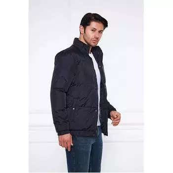 Куртка мужская ветрозащитная пуховая черная