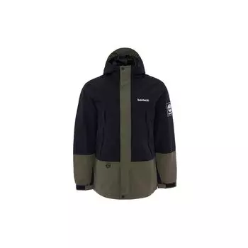 Куртка мужская ветрозащитная с капюшоном Timberland, цвет черный зеленый A2ADZ-AQ2 M