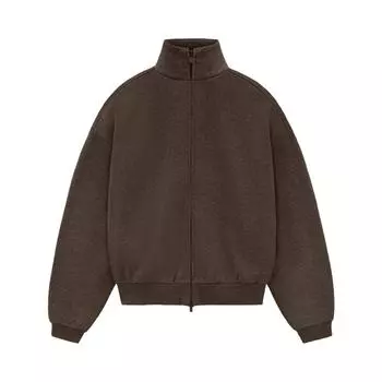 Куртка на молнии Fear of God Essentials Heather Wood, женская верхняя одежда, коричневый цвет 192SU245092FW S