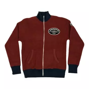 Куртка на молнии LEATHERE CUSTOM [Banson] -884V448- (JP, Алфавит, M, Красный) красный