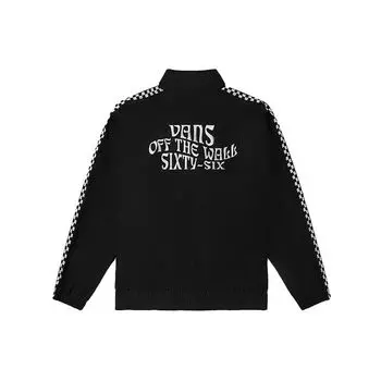 Куртка на молнии с клетчатым принтом Vans SS22 Верхняя одежда унисекс Черный VN0A5HA5BLK M