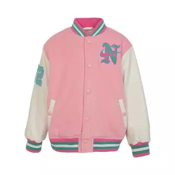Куртка Nike Cotton, модная, универсальная, однобортная, с длинным рукавом, детская, розовая FV3140-690 XL