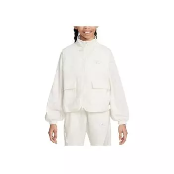 Куртка Nike Модная Трендовая Универсальная Удобная Детские Куртки Белая HF8205-133 S