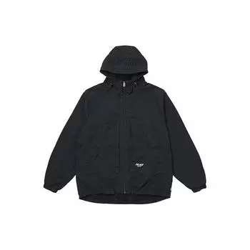 Куртка Palace из стираного хлопка с капюшоном FW22 Верхняя одежда унисекс, черная P22JK219