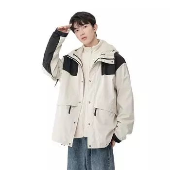 Куртка Парная куртка весна и осень Новинка Три в одном Ветрозащитная и теплая куртка для альпинизма на открытом воздухе Одежда для альпинизма XS