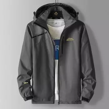 Куртка Парная куртка ветрозащитная водонепроницаемая мужская куртка для активного отдыха ветровка альпинистский костюм M