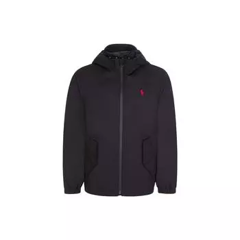 Куртка Polo Ralph Lauren FW22 с вышитым пони, пальто с капюшоном, детские куртки, черный цвет 323875510-008 L