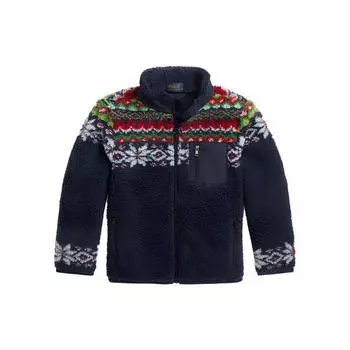 Куртка Polo Ralph Lauren FW23 для детей, цветные блоки, молния, повседневные детские куртки, многоцветные CWPOKNIB8020856-410 L