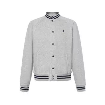 Куртка Polo Ralph Lauren FW24 Воротник-стойка Однобортная Рукав реглан Длинный рукав Детские куртки Серый 323932140-003 L