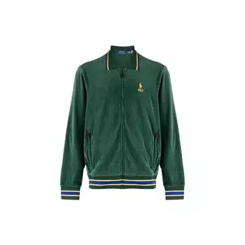 Куртка Polo Ralph Lauren Logo Embroidered Zip-Fit Мужские куртки Темно-зеленый 710919343-001