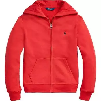Куртка Polo Ralph Lauren с вышивкой пони, на молнии, с капюшоном, с длинными рукавами, детская, красная 323547626-005 L