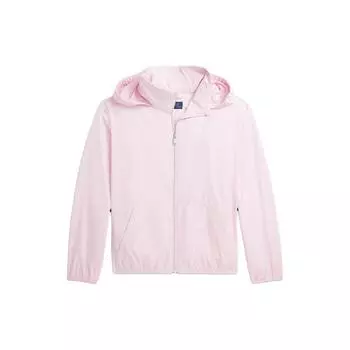 Куртка Polo Ralph Lauren Ss24 Однотонная На молнии Съемный капюшон Длинный рукав Детские куртки Светло-розовый CWPOOTWG6020147-650 S