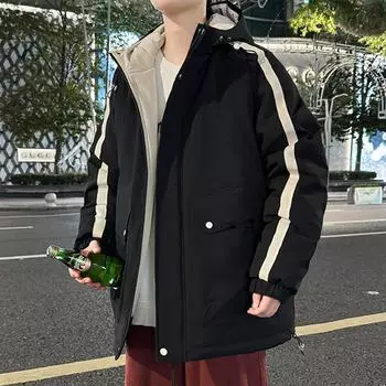 Куртка-пуховик Three Proof, мужская зимняя рабочая куртка с капюшоном, мужская экстремально холодная теплая и морозостойкая одежда L